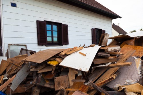Various office clearance services being performed